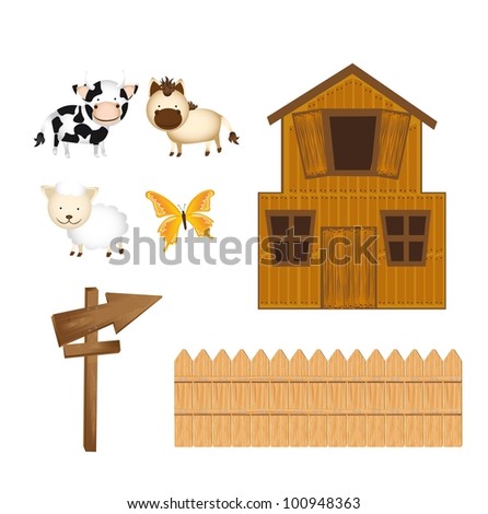 Cartoon Illustration Barn Stock Photos, Images, & Pictures | Shutterstock