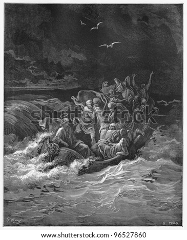 Jesus Stilling The Storm Stock Photos, Images, & Pictures | Shutterstock