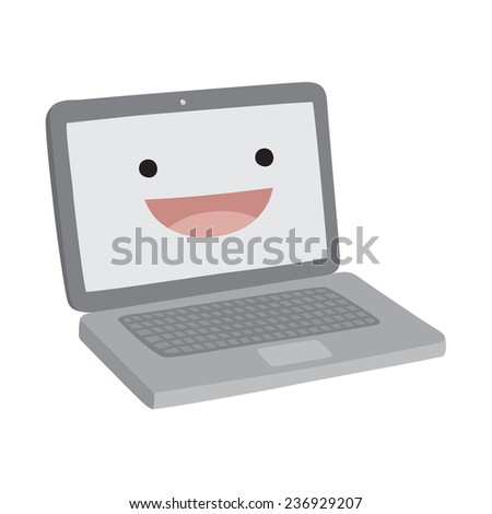 Laptop Cartoon Stock Vectors & Vector Clip Art | Shutterstock