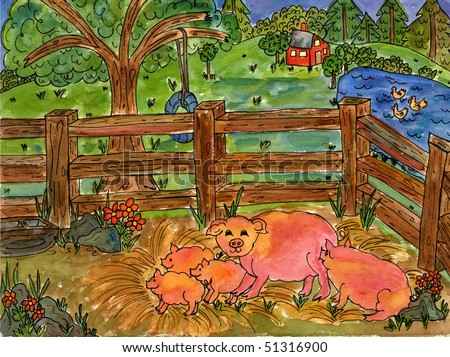 Pig pen Stock Photos, Images, & Pictures | Shutterstock