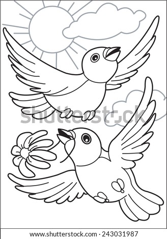 Stock Images similar to ID 80261605 - pigeon flying in the sky with...