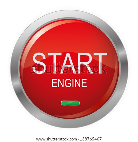 Stock Images similar to ID 114346414 - start engine button vector