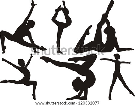 Gymnastics Silhouette Stock Photos, Images, & Pictures | Shutterstock