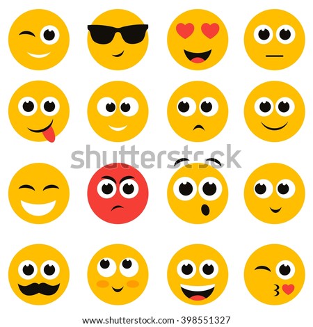 Emoticon Set Stock Photos, Images, & Pictures | Shutterstock