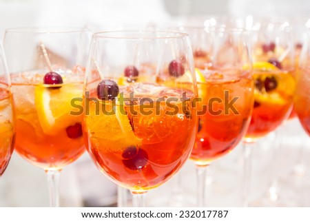 cocktails - stock photo