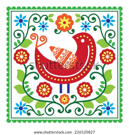 Folk Art Bird Stock Photos, Images, & Pictures | Shutterstock